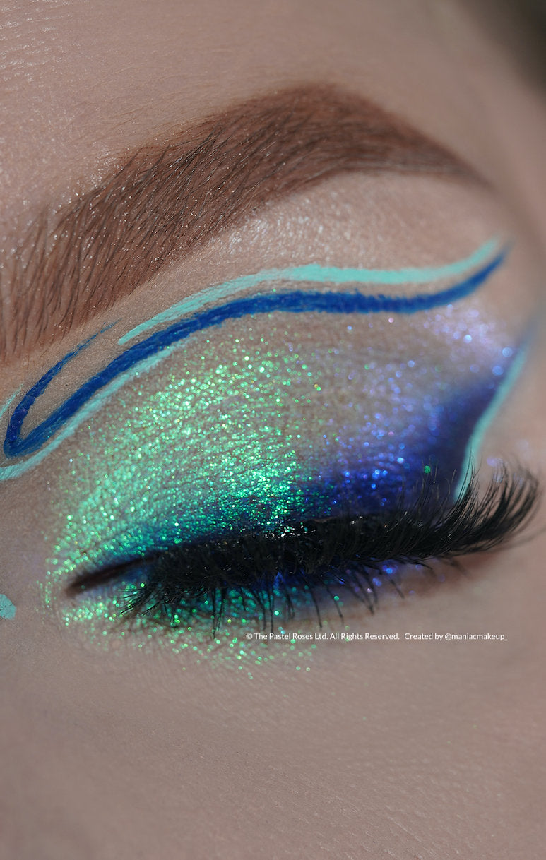 Lush Lime - Prasowany cień do powiek Multi-Chrome