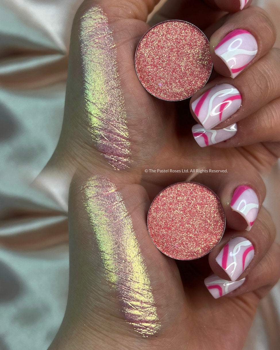 Peachy Glow - Prasowany cień do powiek Duo-Chrome