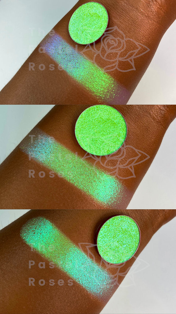 Lush Lime - Prasowany cień do powiek Multi-Chrome